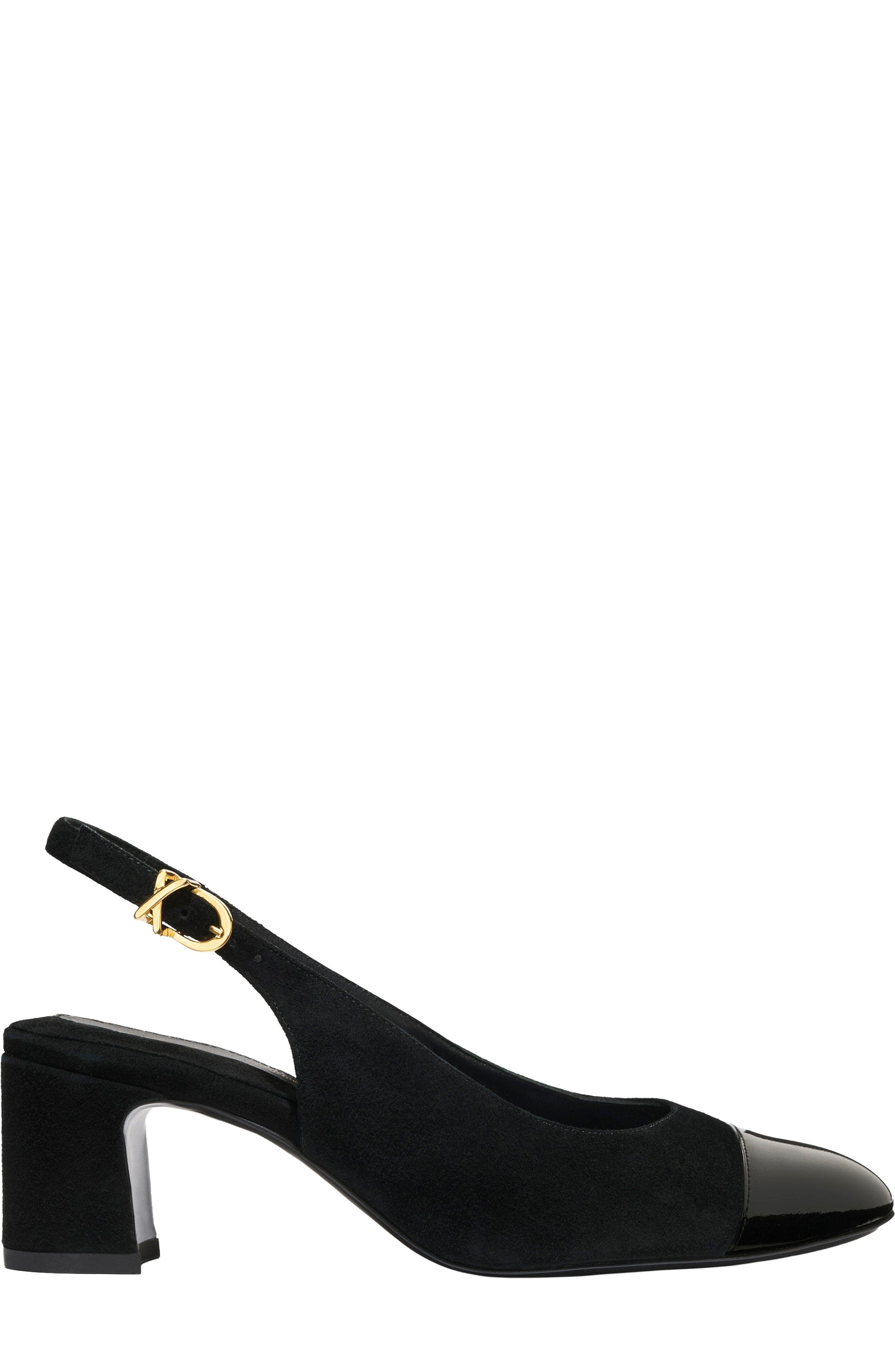 Black Suede and Patent