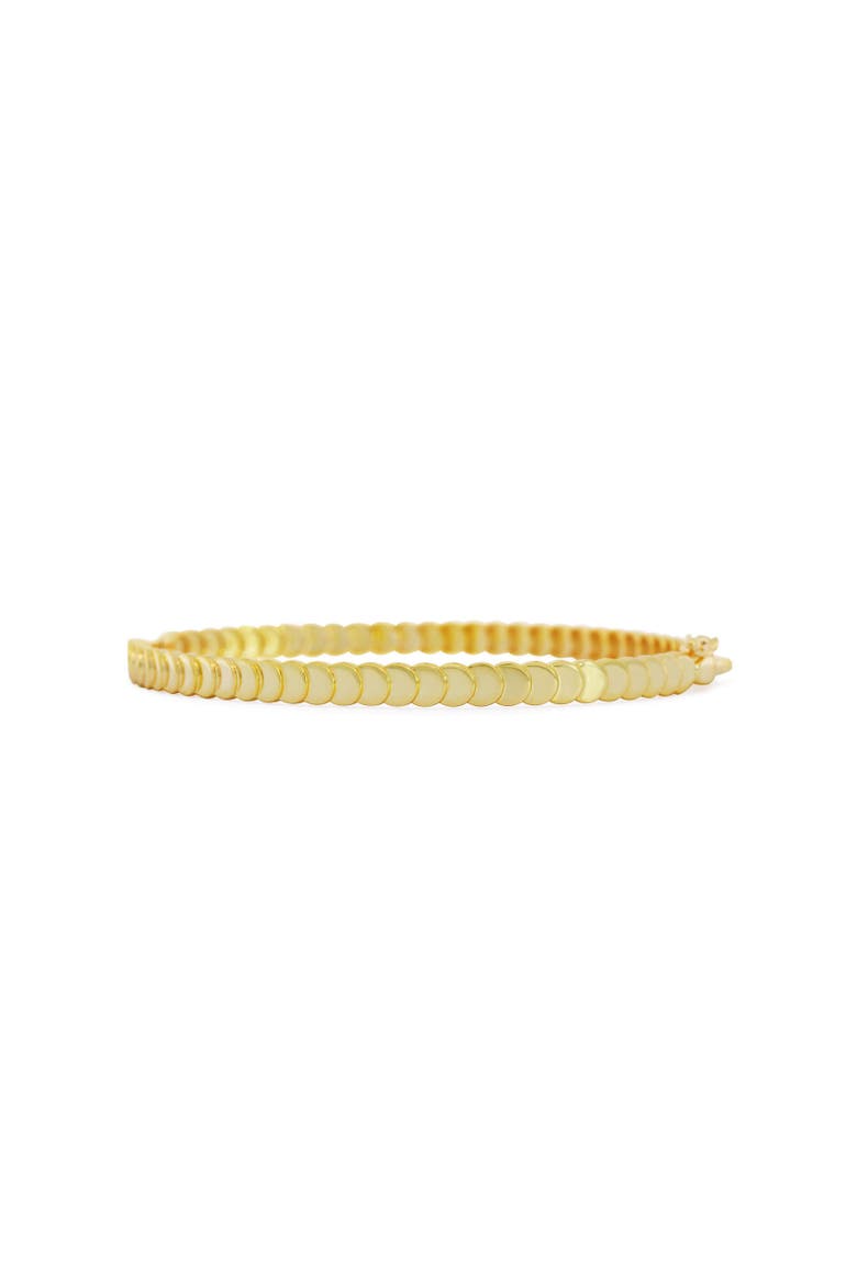 Wave Bangle, Main, color, Gold Plated Sterling Silver