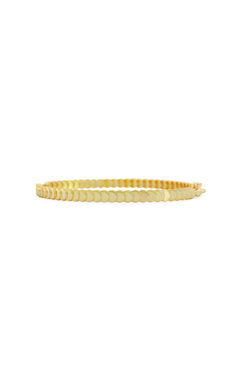 The Lovery Fine Jewelry Wave Bangle, Main, color, Gold Plated Sterling Silver
