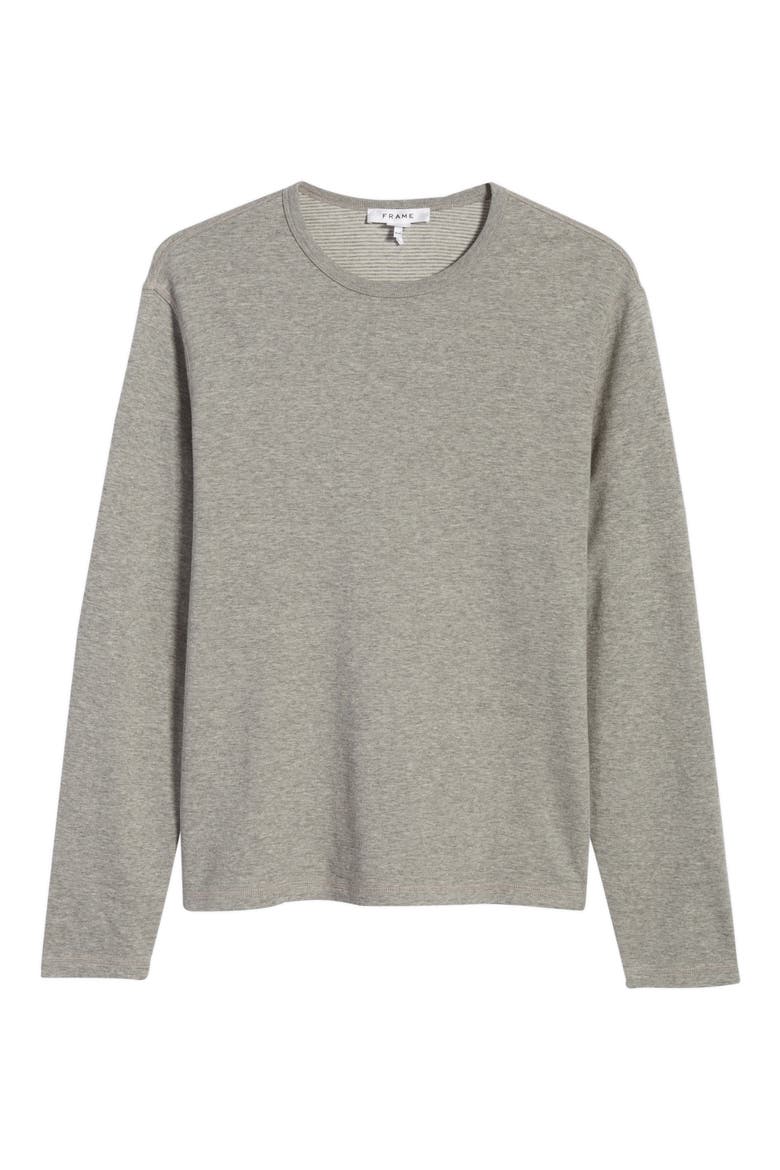 Reversible Long Sleeve T-Shirt, Alternate, color, GRIS