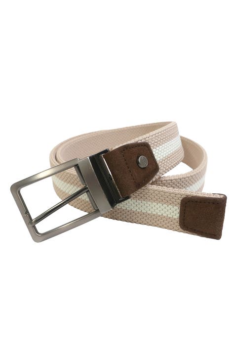 Reversible Stretch Woven Belt