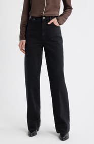 FRAME The Streamline High Waist Wide Leg Jeans