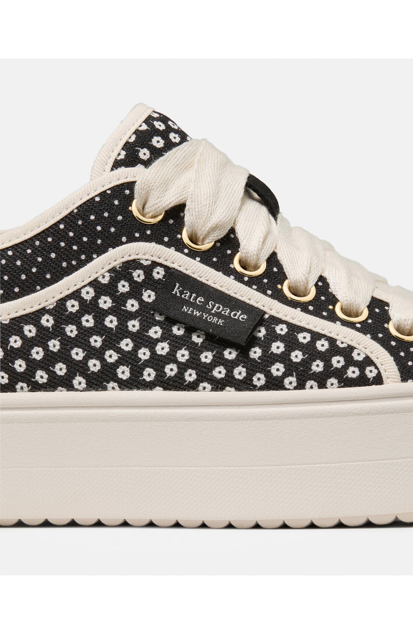 floral platform sneaker, Alternate, color, BLACK MULTI.
