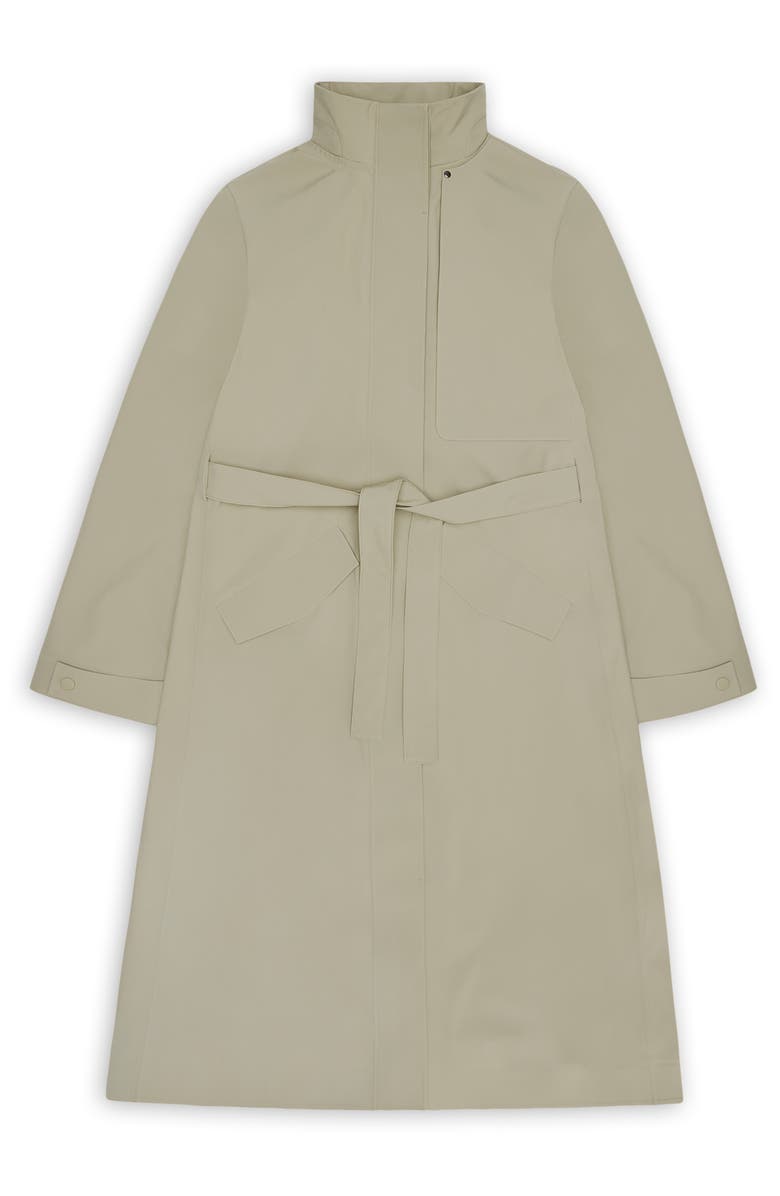 Rains Suva Waterproof Hard Shell Rain Coat with Removable Hood, Alternate, color, Beige