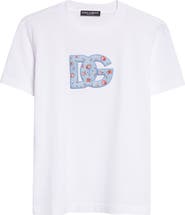 Dolce&Gabbana Embroidered Logo Short Sleeve T-Shirt