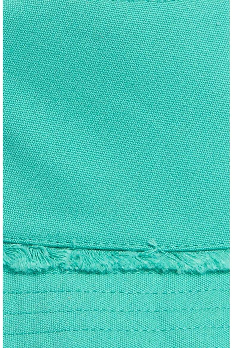 Frayed Edge Cotton Bucket Hat, Alternate, color, MINT LEAF