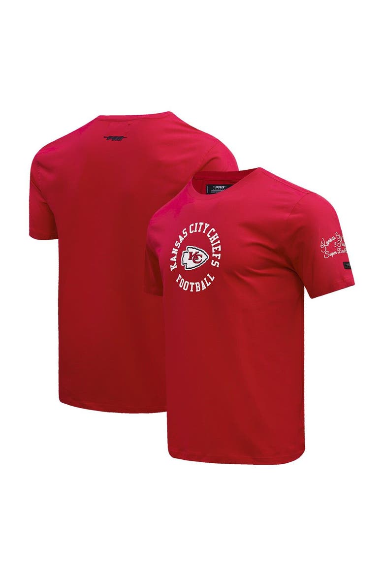 Men's Pro Standard Red Kansas City Chiefs Hybrid T-Shirt, Main, color, Red