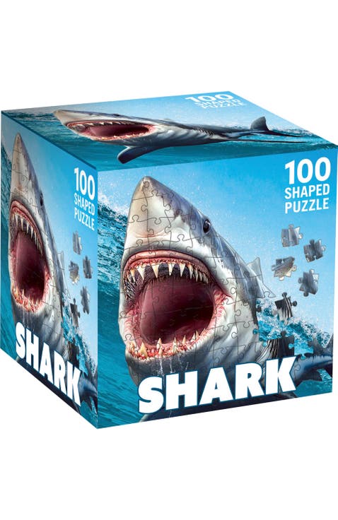 Shark 100 Piece Shaped Jigsaw Puzzle