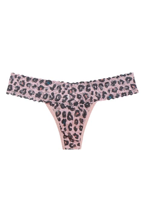 Print Low Rise Thong