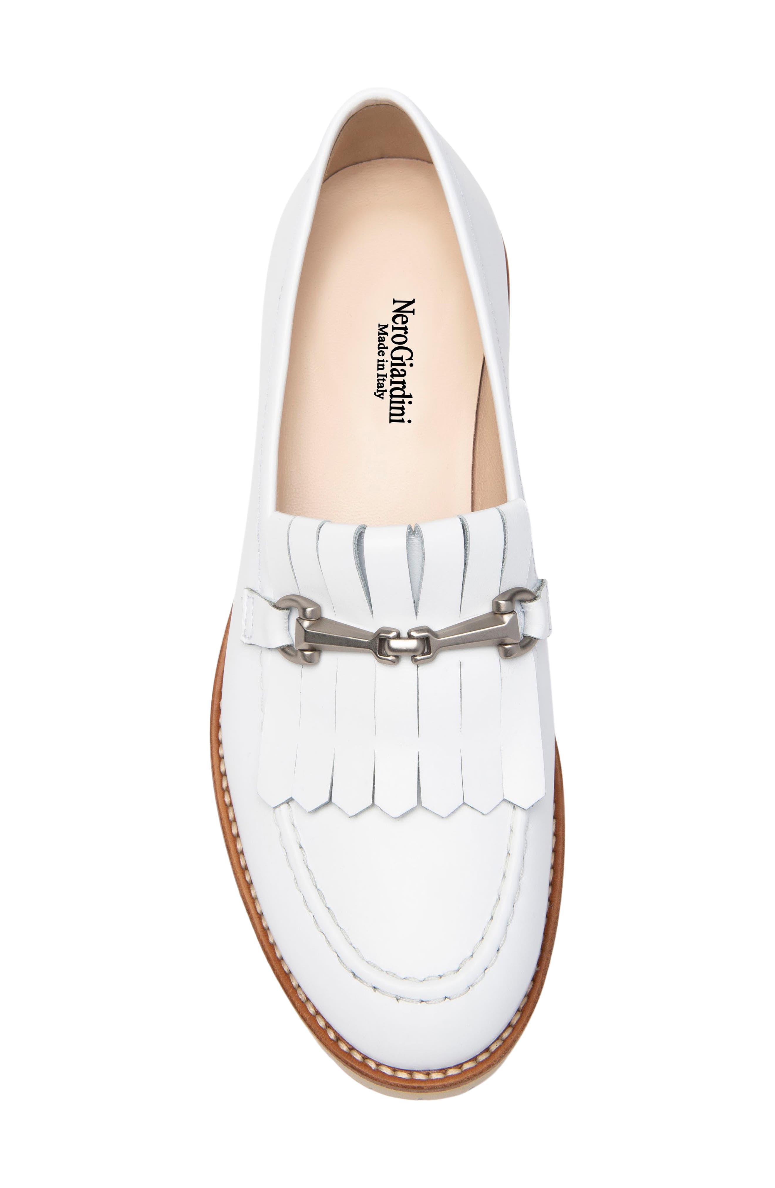 NeroGiardini Kiltie Bit Loafer, Alternate, color, 