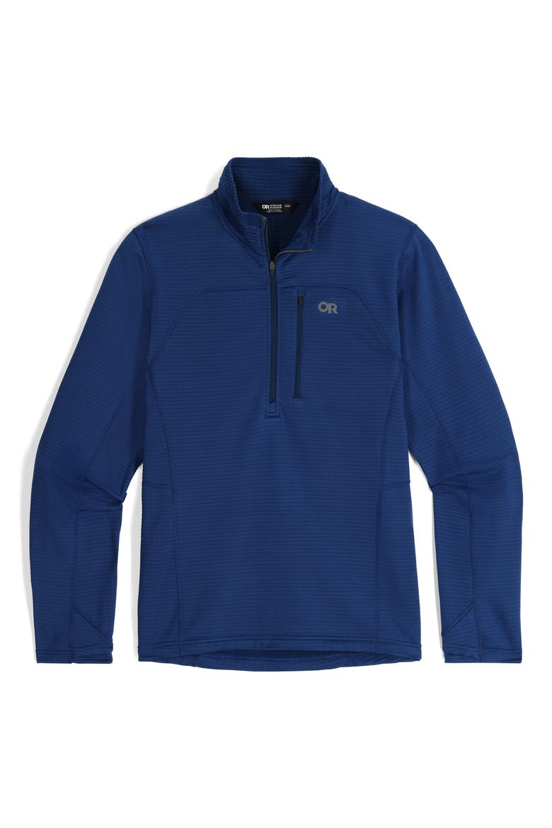 Vigor Half Zip Fleece Pullover, Alternate, color, CENOTE