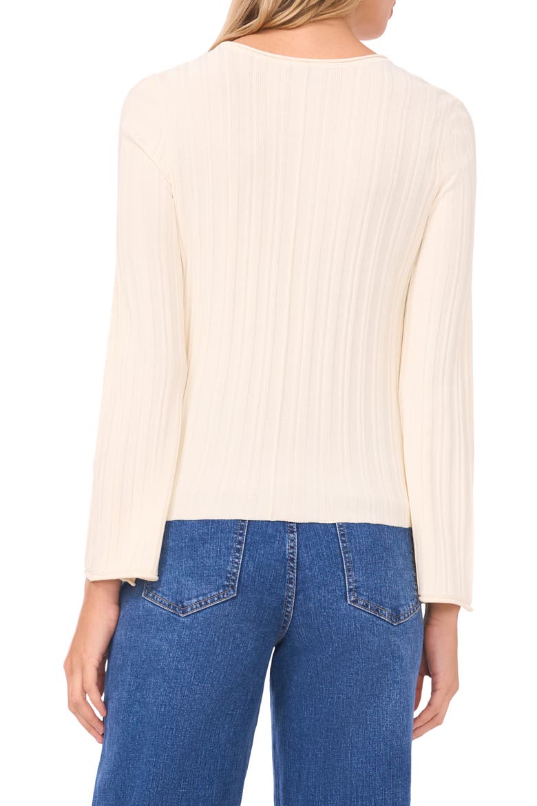 Rib Sweater, Alternate, color, EGGNOG