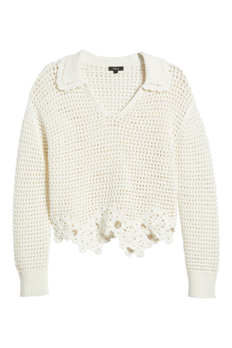 Louise Cotton Sweater, Alternate, color, IVORY