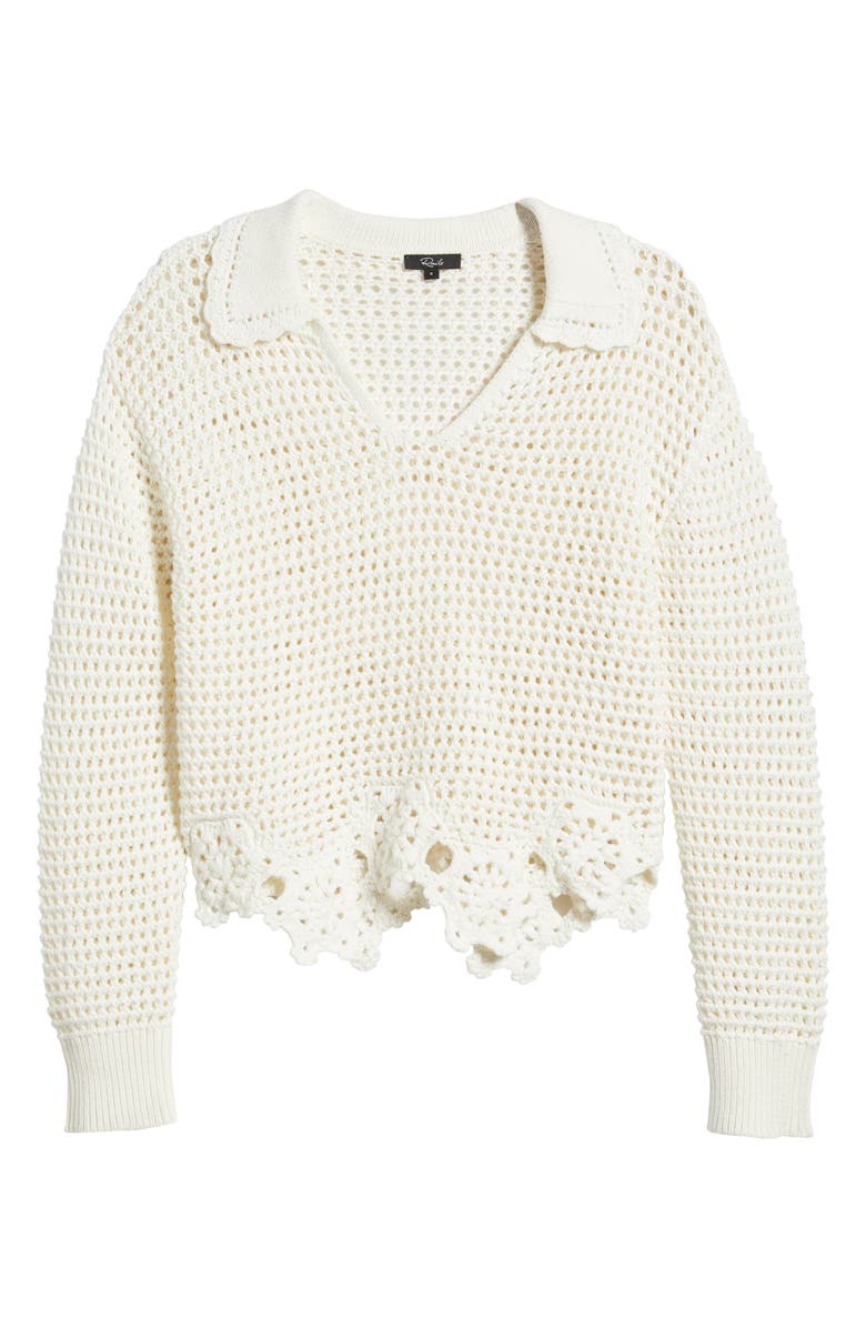 Rails Louise Cotton Sweater, Alternate, color, Ivory