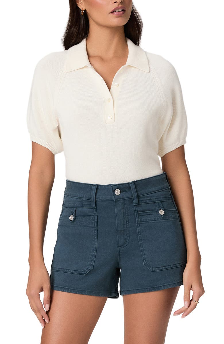 PAIGE Fallon Denim Shorts, Alternate, color, Navy Moonlight