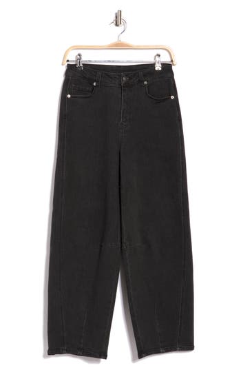 Rdi Stretch Barrel Jeans In Black