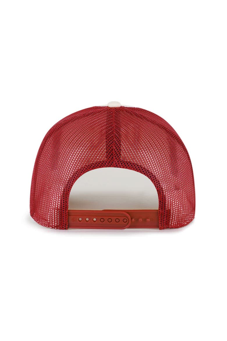 Men's '47  Natural Indiana Hoosiers Drawbridge Trucker Adjustable Hat, Alternate, color, Natural
