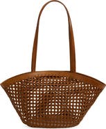 Madewell Caning Woven Leather Tote