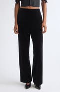 Colleen Allen Wide Leg Cotton Velvet Pants