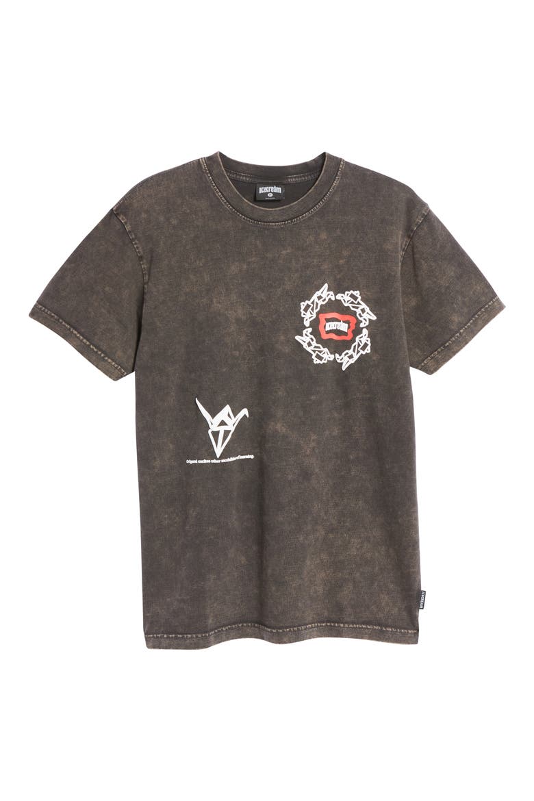 Men's Start Over Logo Cotton Graphic Tee, Alternate, color, SHALE