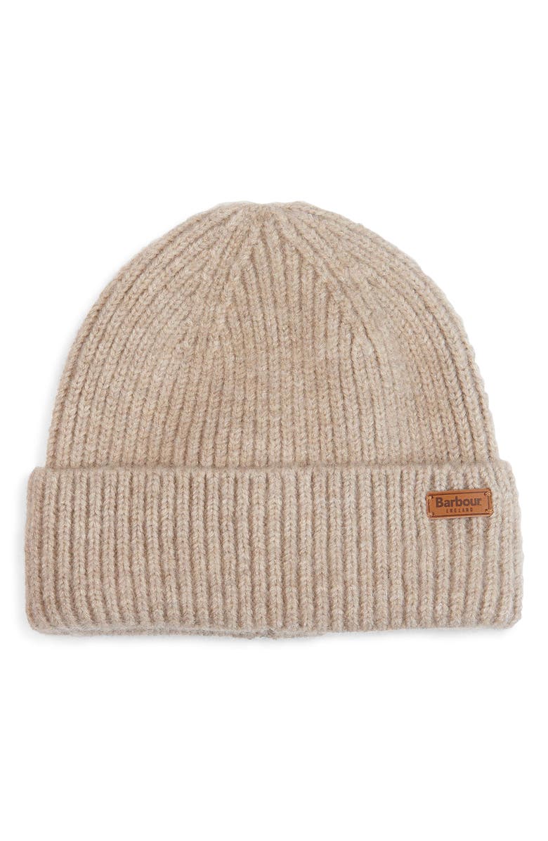Barbour Pendle Beanie, Main, color, Light Trench