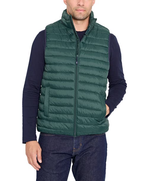 Izod Classic Puffer Vest In Green