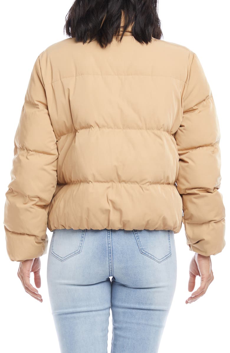 Karen Kane Down Puffer Jacket, Alternate, color, Camel