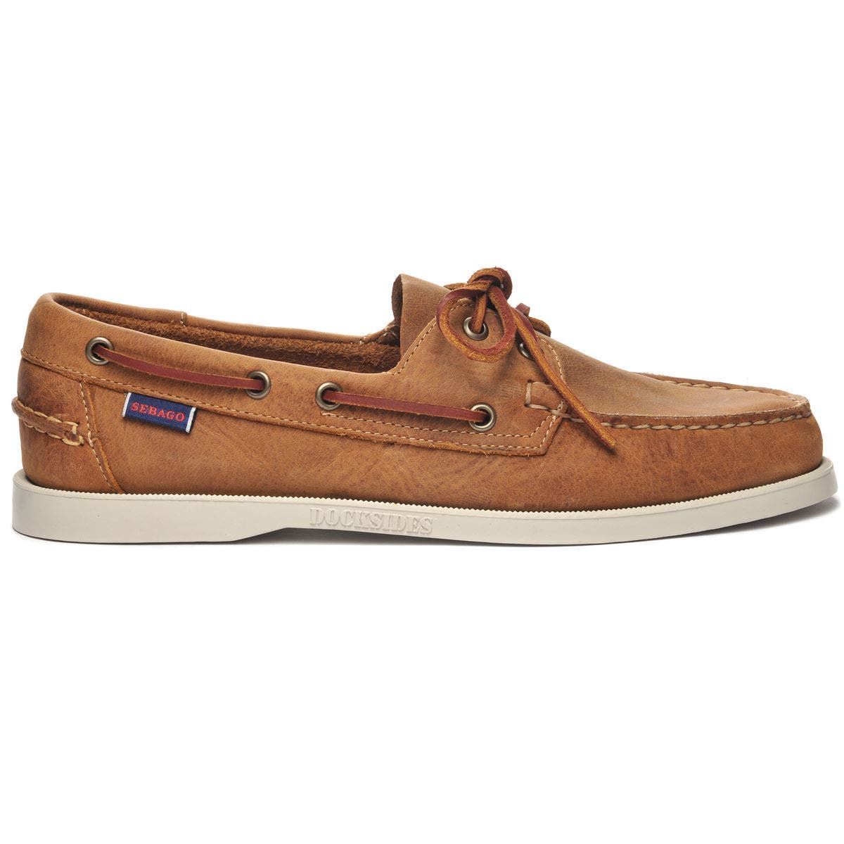Sebago Portland Boat Shoes, Main, color, Brown Meerkat