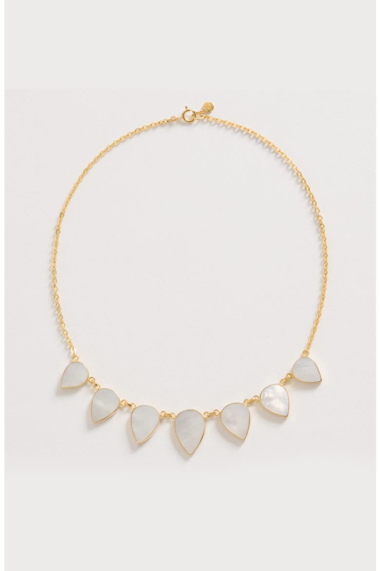 Warrioress Small Mother of Pearl Necklace, Alternate, color, Small Pearl