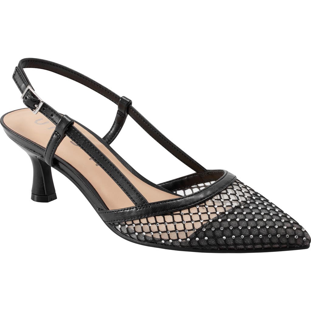 Unisa Rhinestone Mesh Slingback Pump