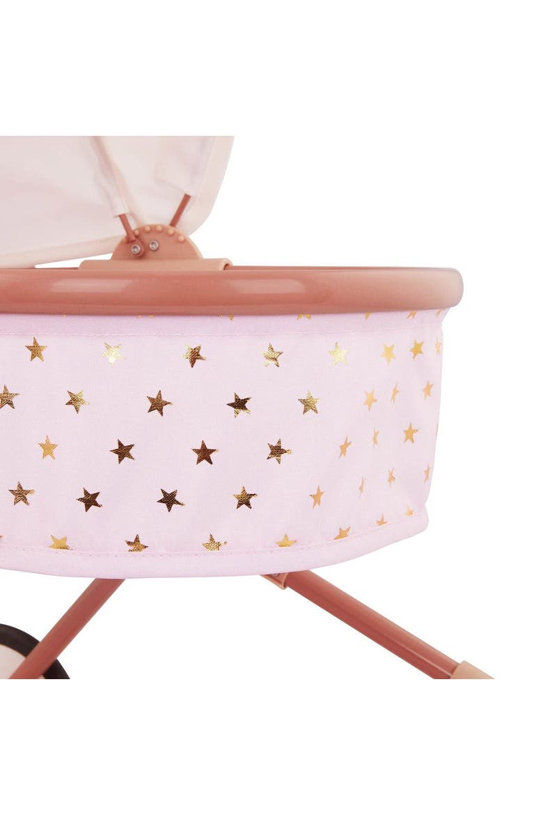 Double Baby Doll Carriage, Alternate, color, Pink