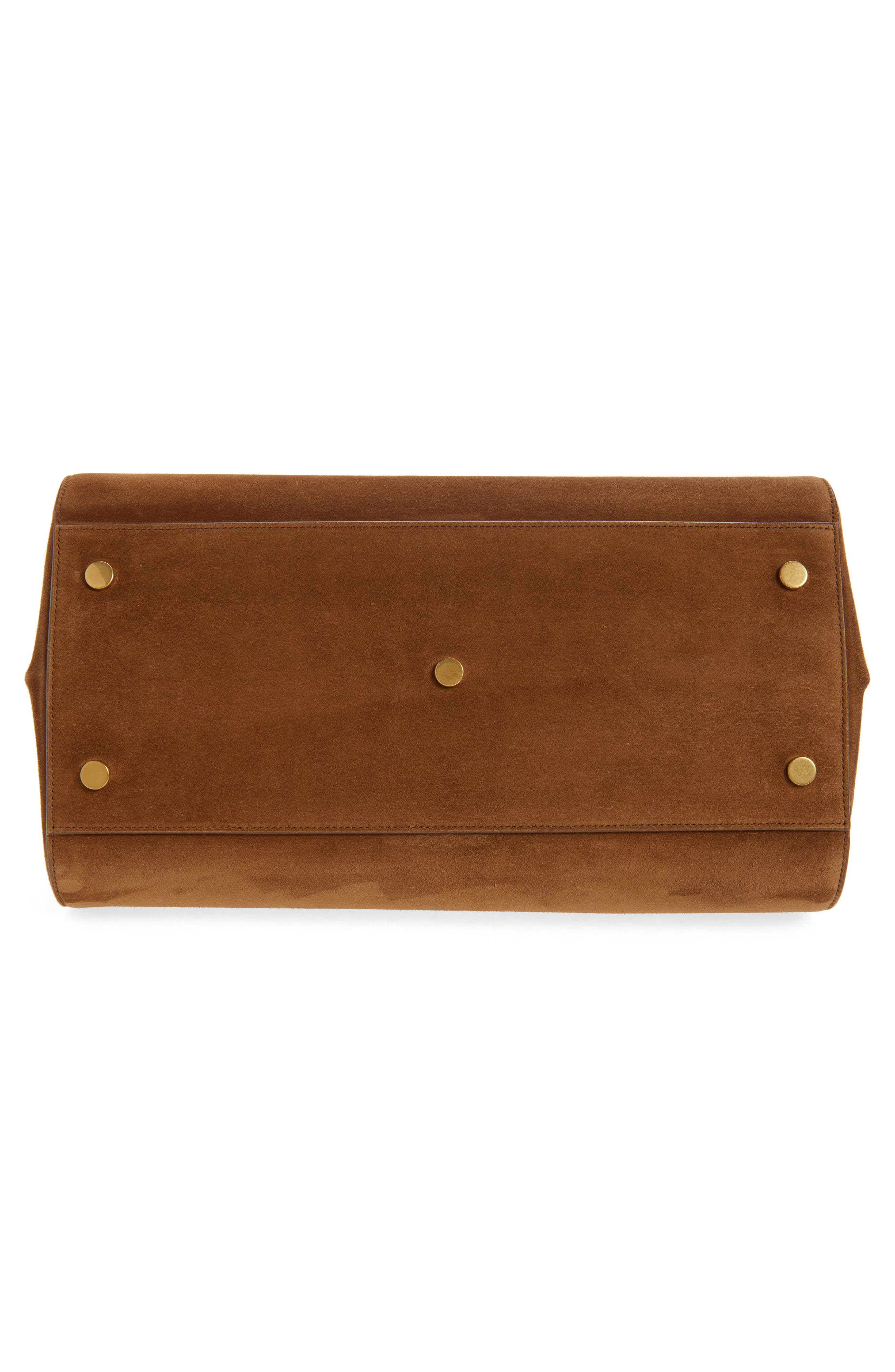 Saint Laurent Large Sac de Jour Suede Tote, Alternate, color, 