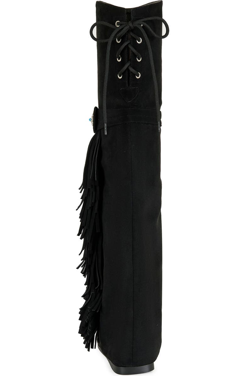 AZALEA WANG Edmund Over the Knee Boot, Alternate, color, Black