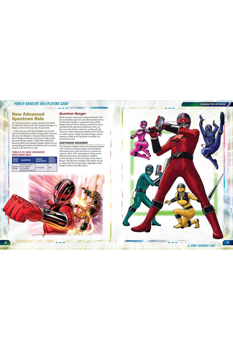 Power Rangers Roleplaying Hardcover Rpg Book, Alternate, color, Multicolored