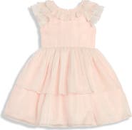 Pippa & Julie Kids' Anna Shimmer Chiffon Dress