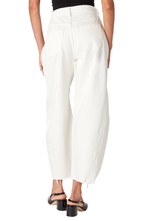 BLANKNYC BLANKNYC THE BARREL RAW HEM ANKLE JEANS
