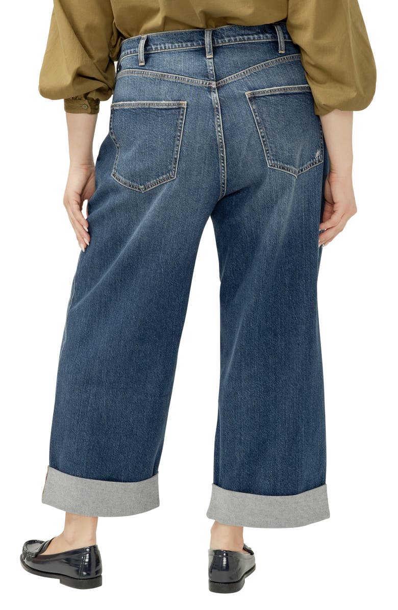 Silver Jeans Co. Be Easy Crop Wide Leg Jeans, Alternate, color, Thelma