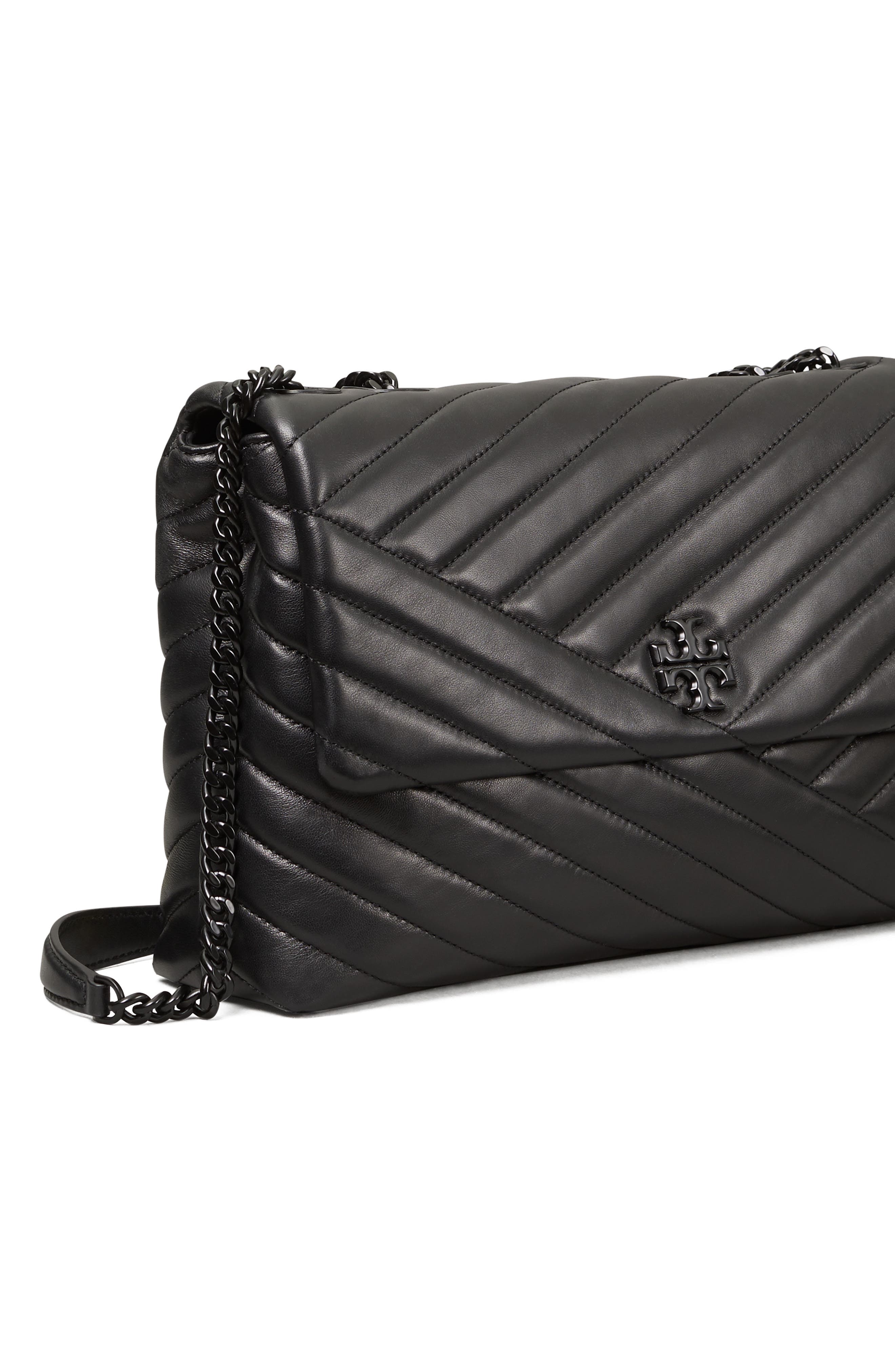 Tory Burch Kira Chevron Quilted Convertible Leather Crossbody Bag, Alternate, color, 