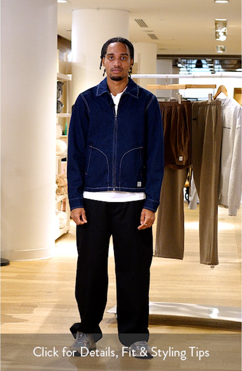 Mechanic Garage Zip Denim Jacket, sales video thumbnail