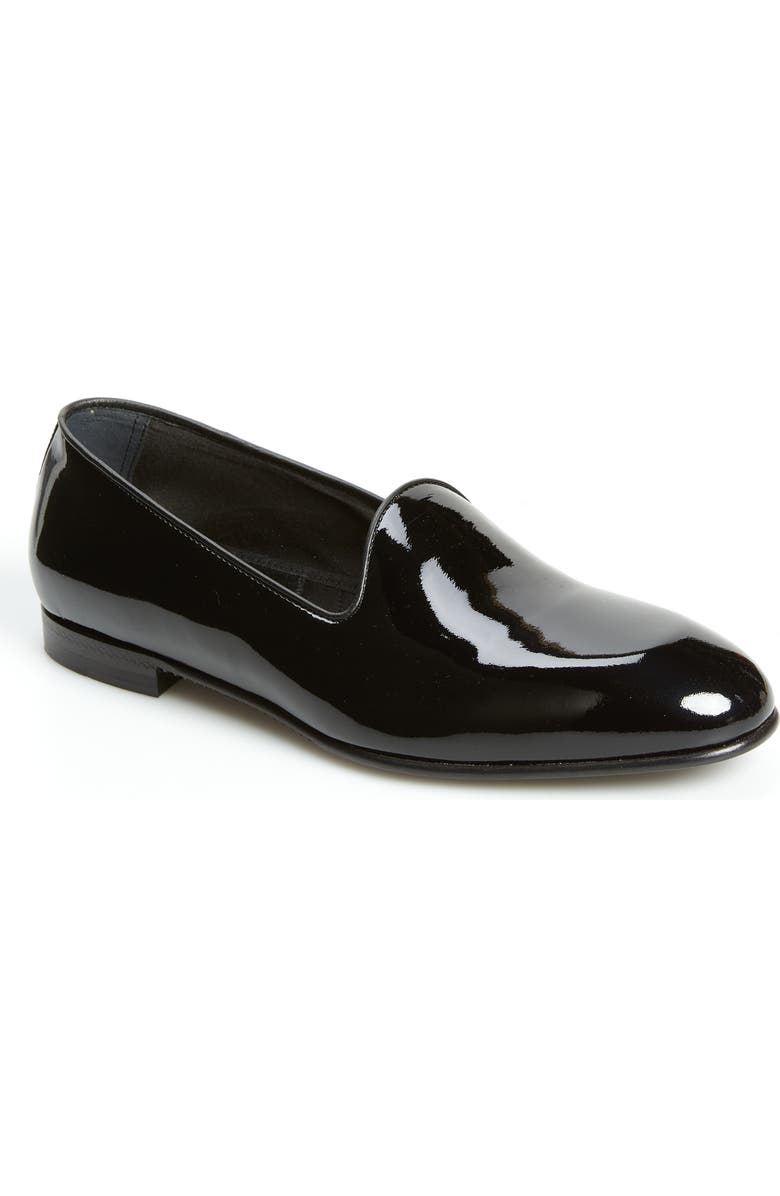 ZEGNA Gala Patent Leather Loafer, Main, color, Black