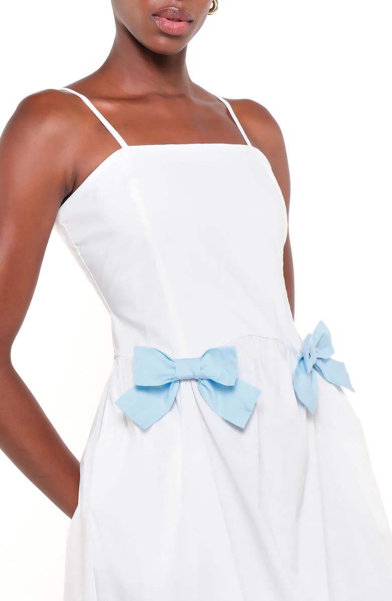 The Lulo Project Maddy Sleeveless Stretch Cotton Midi Dress, Alternate, color, 