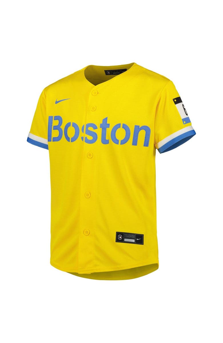 Nike Youth Nike David Ortiz Gold Boston Red Sox City Connect Replica Player Jersey, Alternate, color, Gold