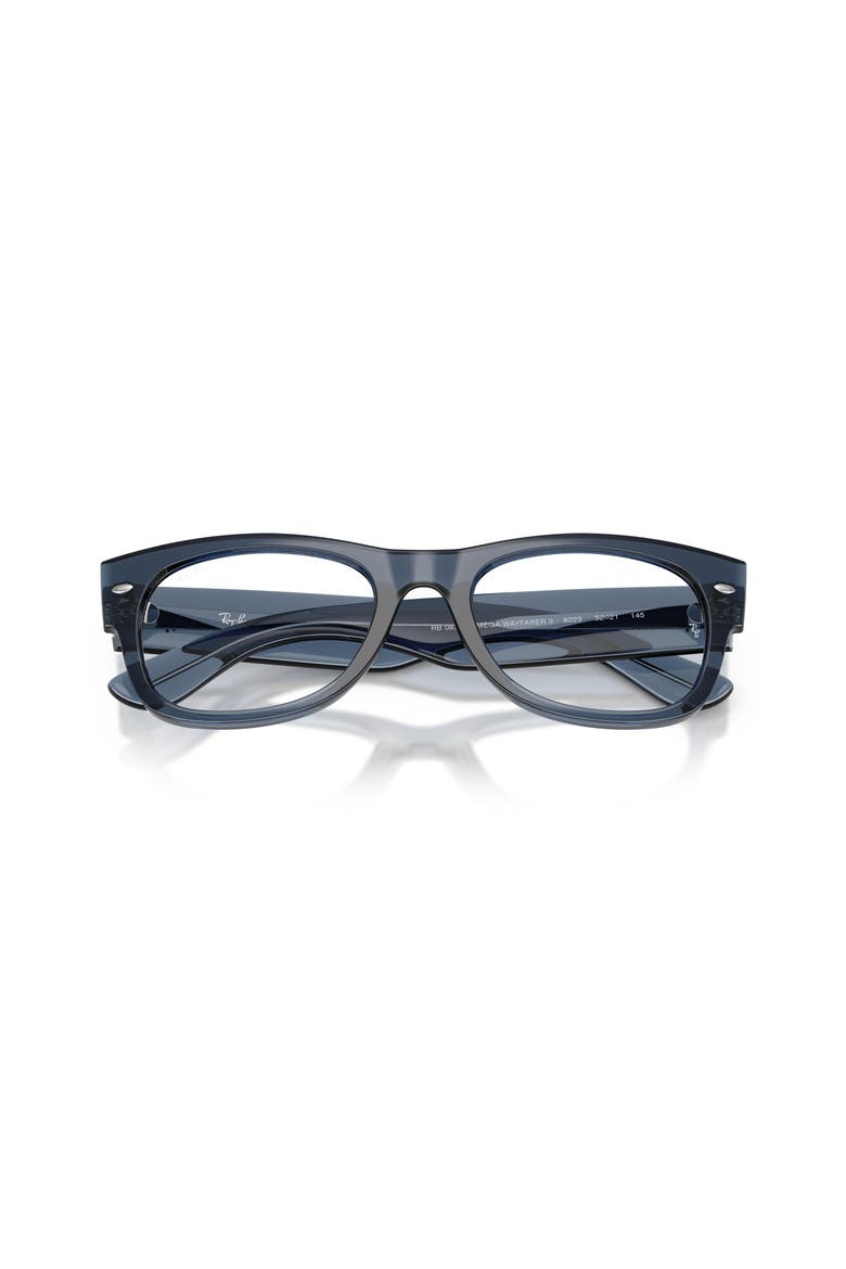 52mm Square optical glasses, Alternate, color, Blue