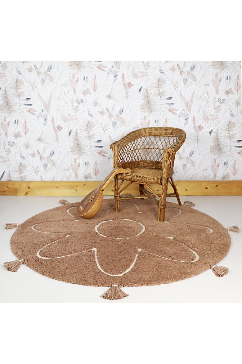 Rug Yva, Alternate, color, BROWN PINK
