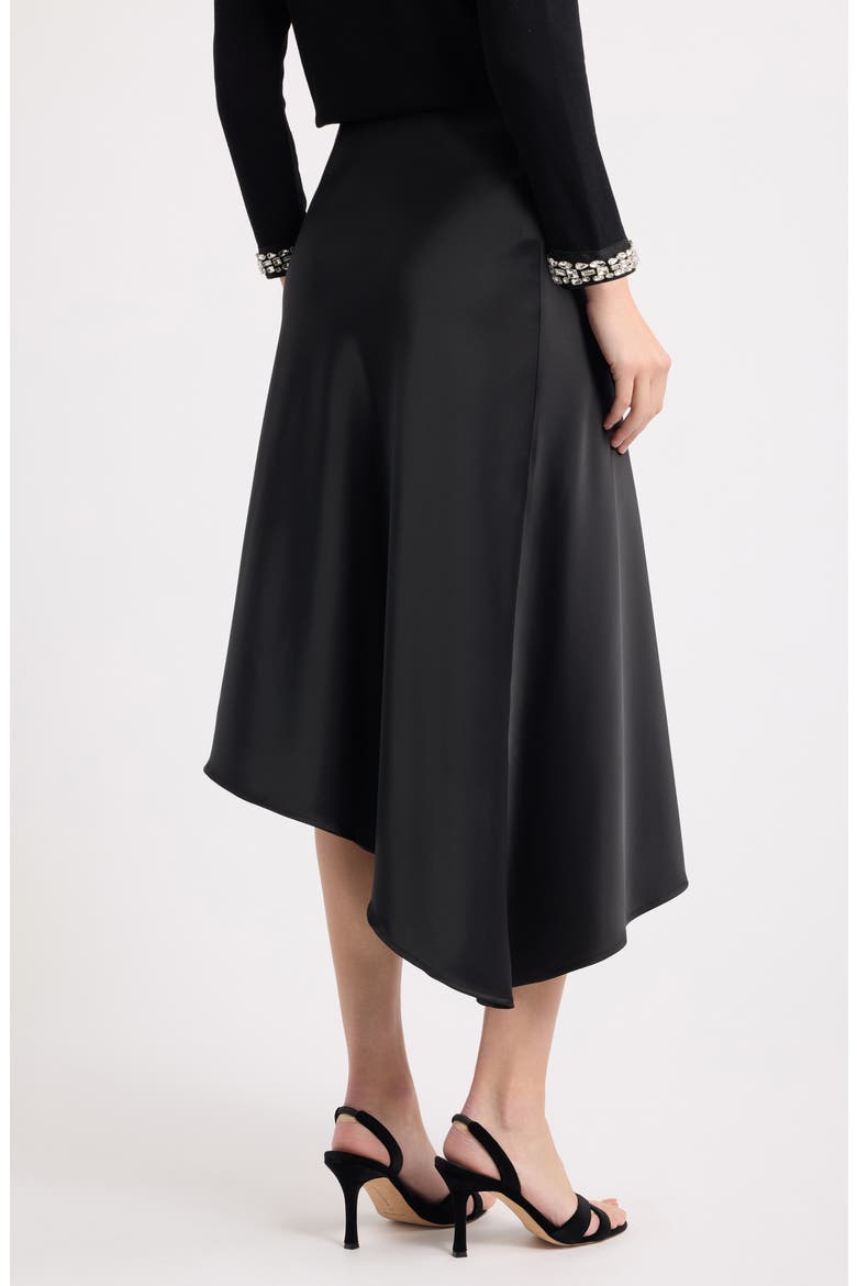 Asymmetrical Bias-Cut Midi Skirt, Alternate, color, ANNE BLACK