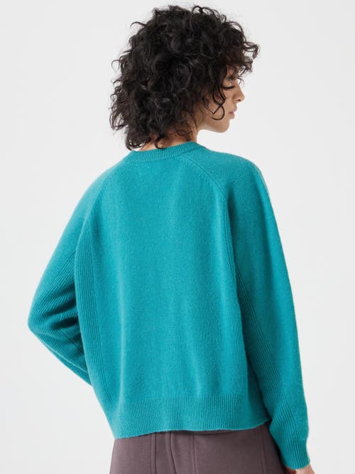 Hush Jasmine Cashmere Rib Detail Sweater In Green