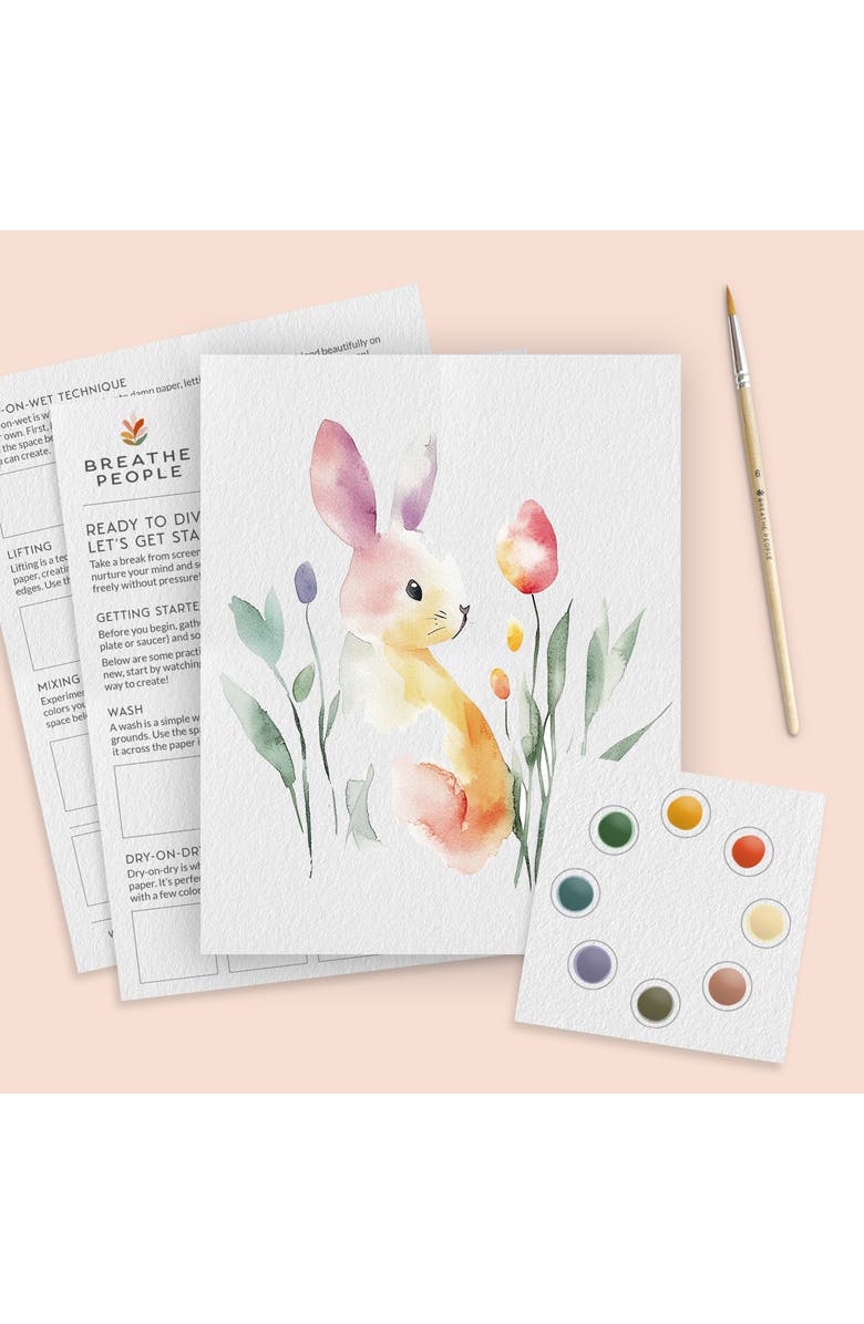 Breathe People All In One Watercolor Kits, Alternate, color, Blue