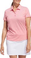 adidas Stripe Golf Polo