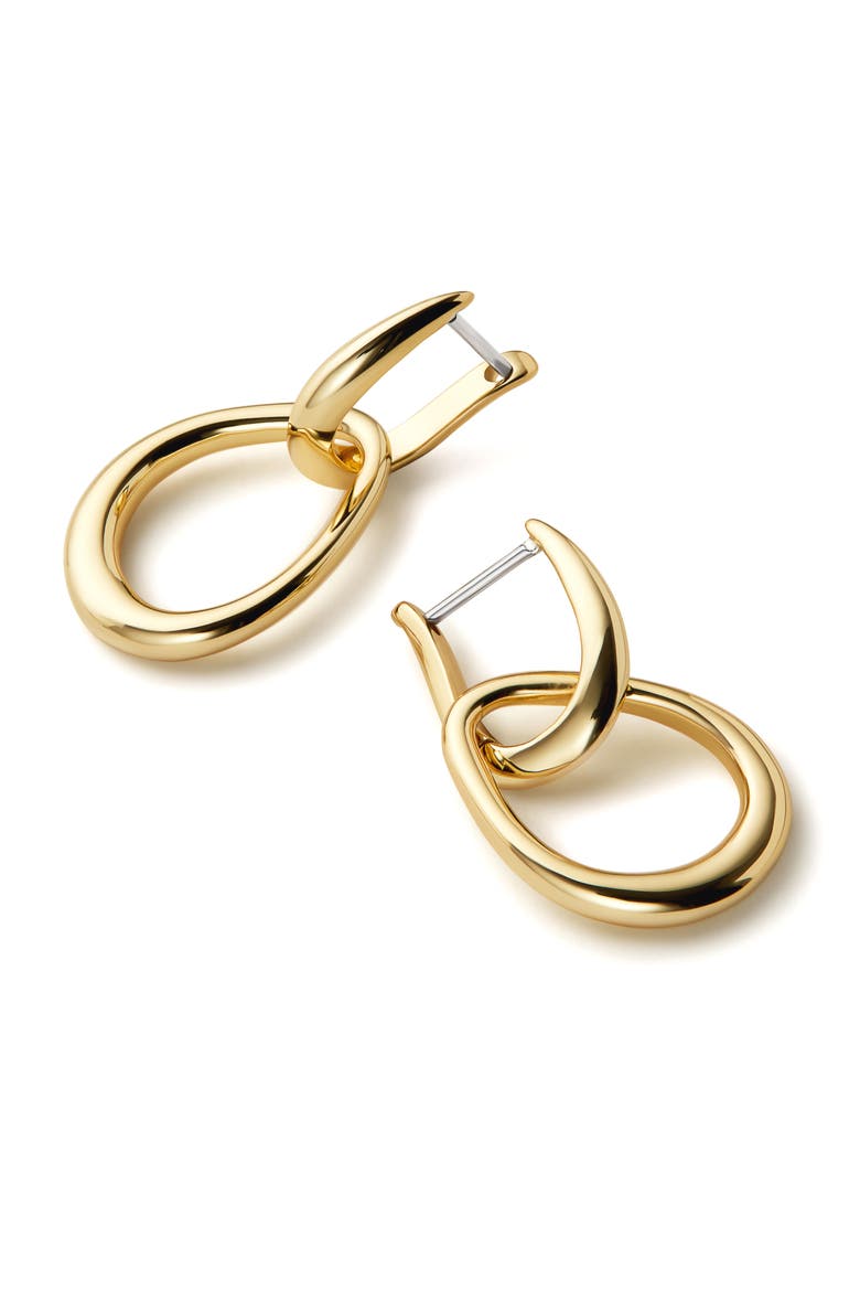 Gold Drop Earrings - Sage, Alternate, color, Gold
