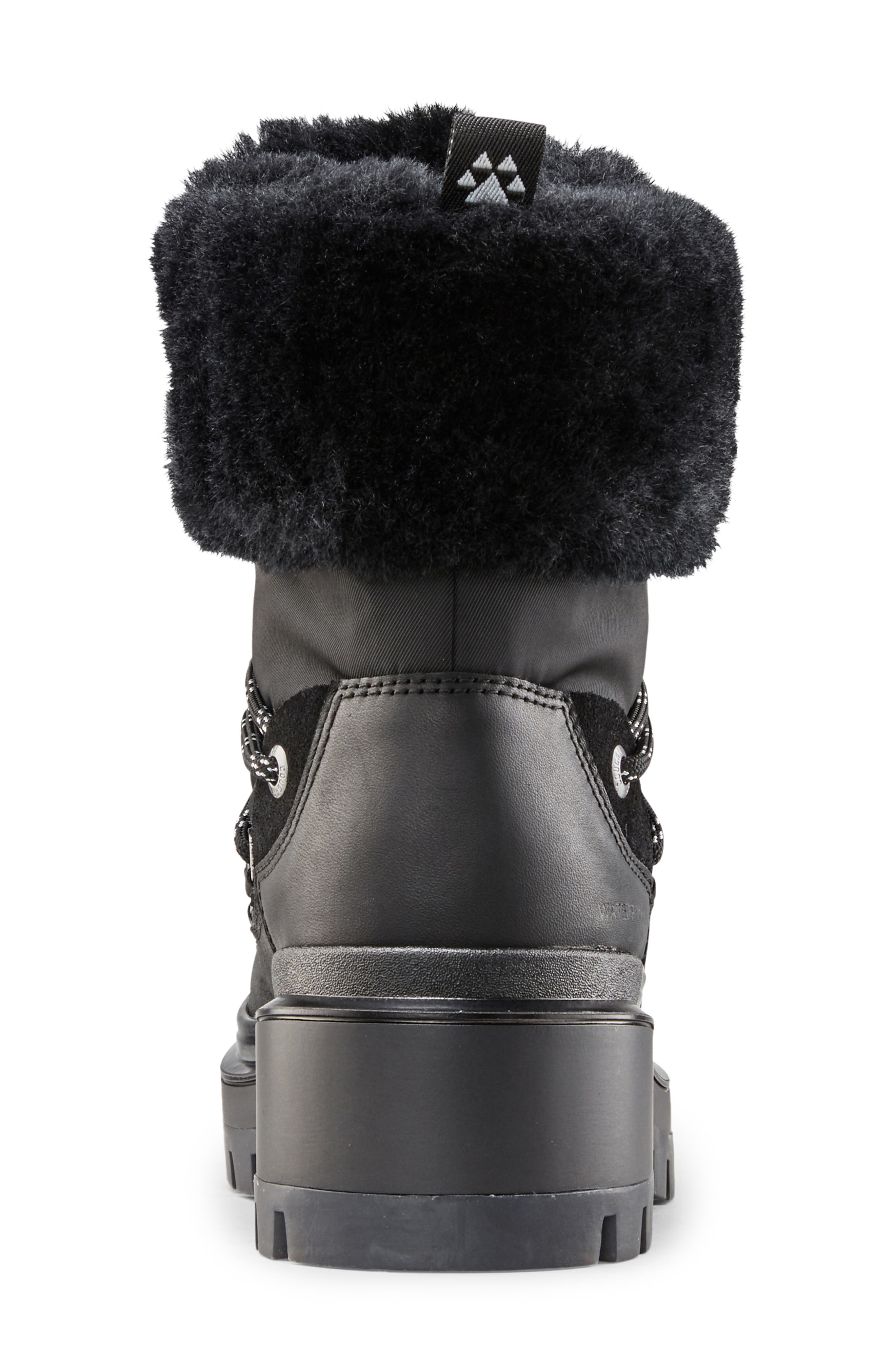 Cougar Marlow Faux Shearling Cuff Waterproof Boot, Alternate, color, 
